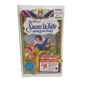 Walt Disney's Snow White and the Seven Dwarfs Masterpiece NOS VHS SEALED